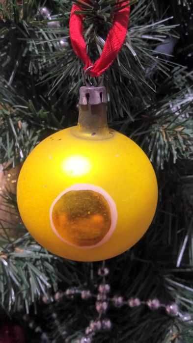 Bombki choinkowe PRL 4 szt.
