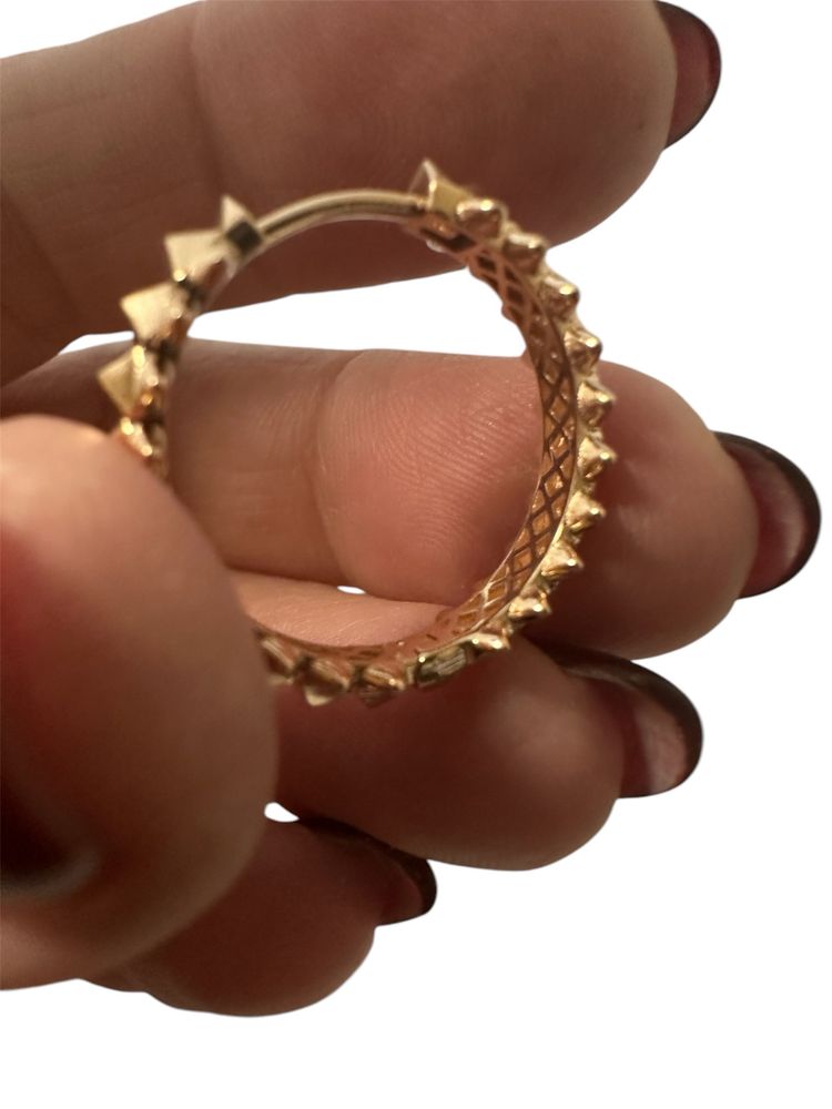 Сережки «шипи 3.76, 4.8г - зрлото 585 проба