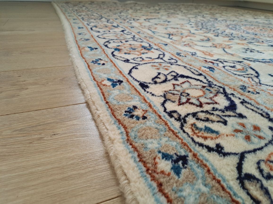Dywan wełniany Nain 200x300 cm – jasny, elegancki, ręcznie tkany