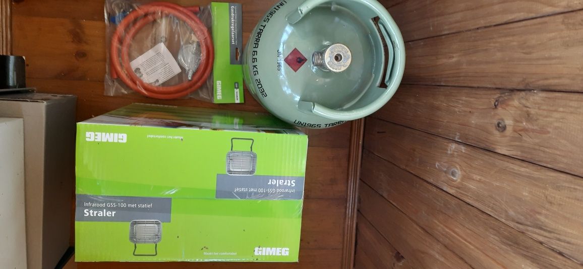 Газовий обігрівач,редуктор в комплекті з балоном
