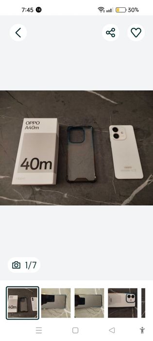 Oppo A40M 8G Ram e 256G memória