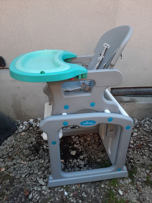 Krzesełko do karmienia dziecka niemowlaka stolik+ krzesło Baby Design
