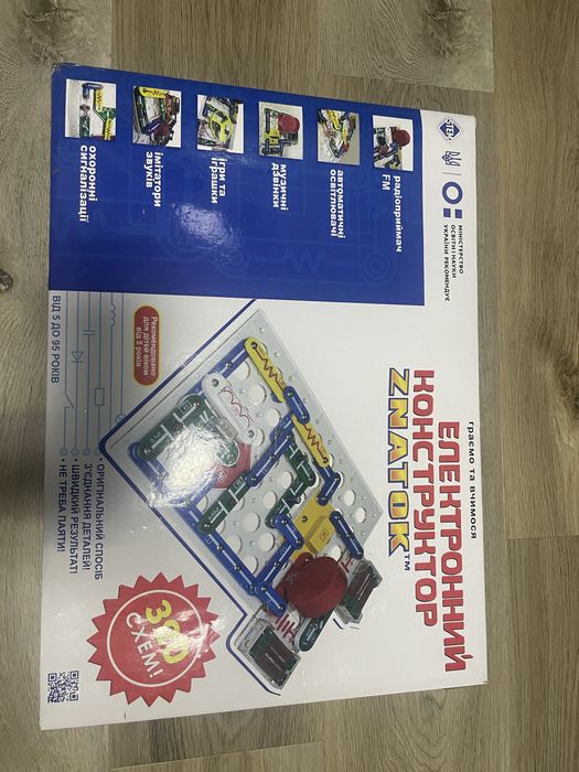 Електронний конструктор znatok 320 схем