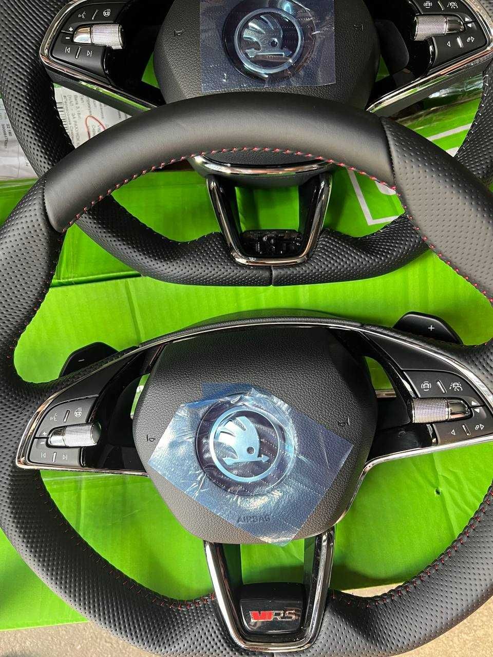 Мультируль Шкода Octavia A7 Суперб Карок Руль Skoda Октавия Кодиак
