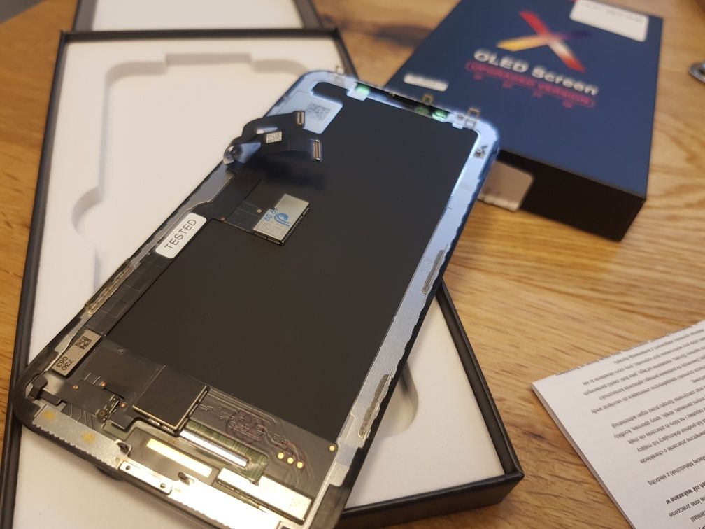 LCD wyświetlacz szybka dotyk iPhone x wymiana w cenie Tamka 22/24