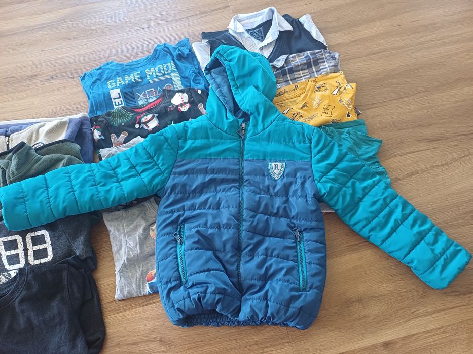 Paka ubrań dla chłopca rozm. 128