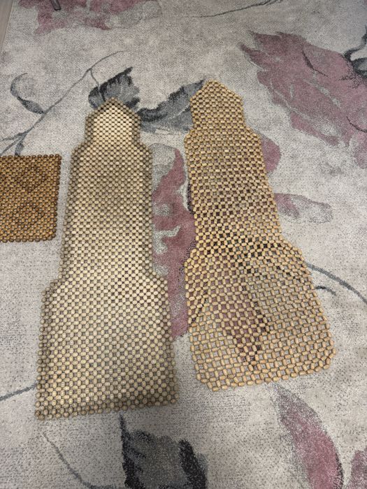 Накидка на сидіння автомобіля масажна деревʼяна