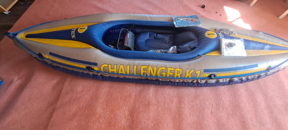 Kajak challenger gorski NOWY k1 1 osobowy intex kolibri bestway