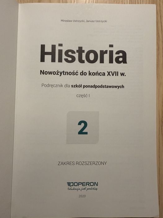 Historia klasa 2 poziom rozszerzony Operon