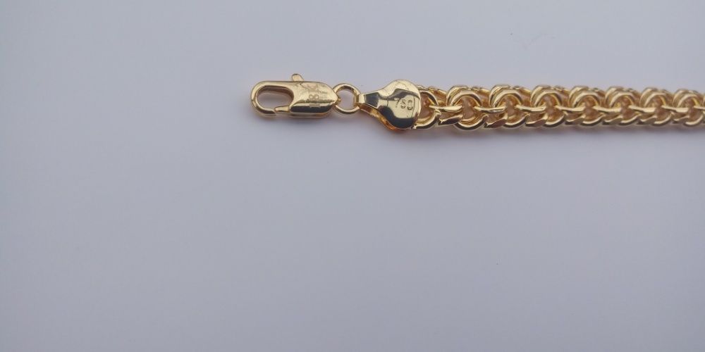 Złota bransoletka galibardi,pozłacana bransoletka galibardi,złoto,750p