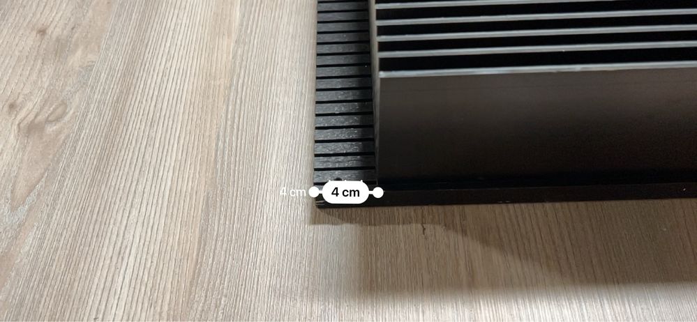 Radiator aluminiowy ok 20kg 40x51x13 duży czarny
