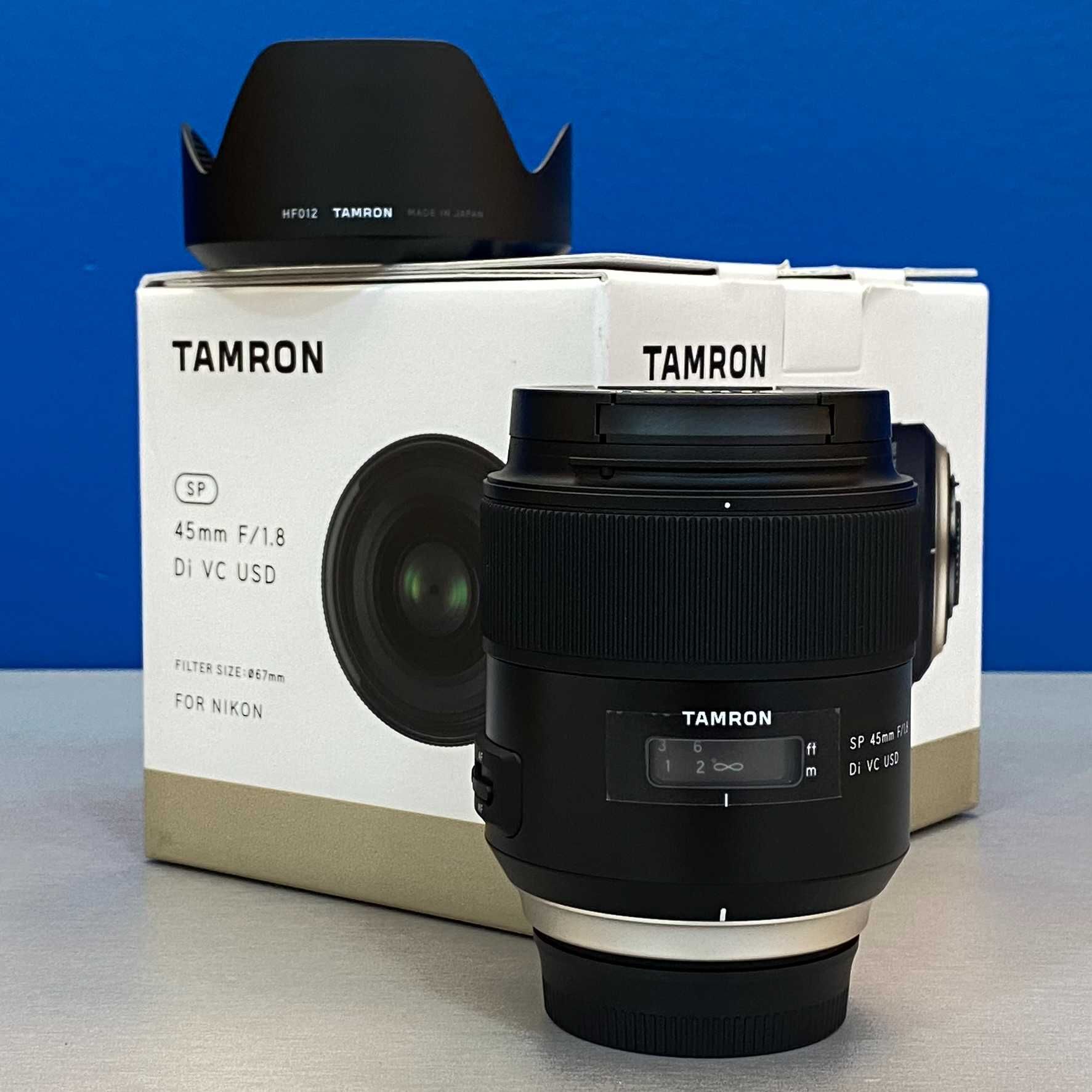 Tamron SP 45mm f/1.8 Di VC USD (NOVA - 3 ANOS DE GARANTIA)