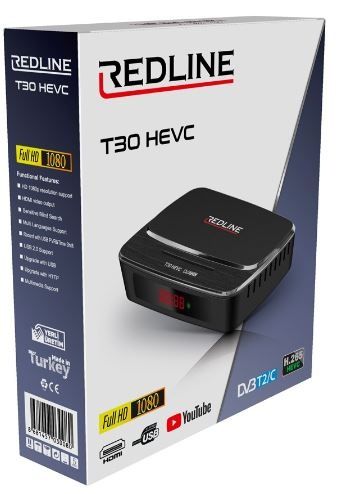 TDT Recetor/Descodificador + Cabo (DVB-T2/DVB-T/DVB-C) Full HD H.265