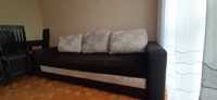 Rozkładana kanapa w kolorze czekoladowym  200x140 cm