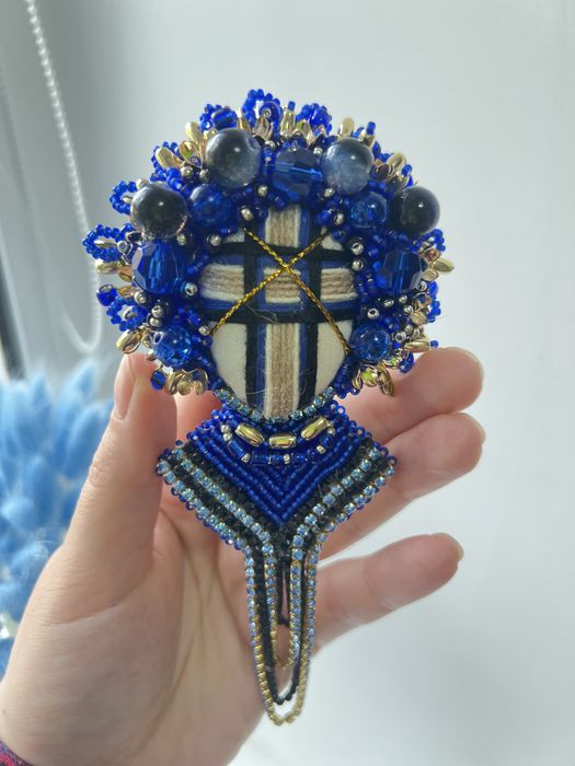 Патріотичні брошки- мотанки