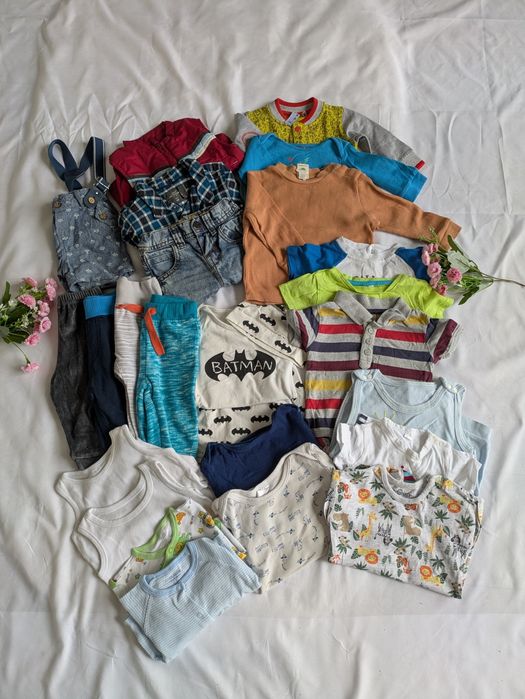 Mega paka ubranek dla chłopca Tanio 68