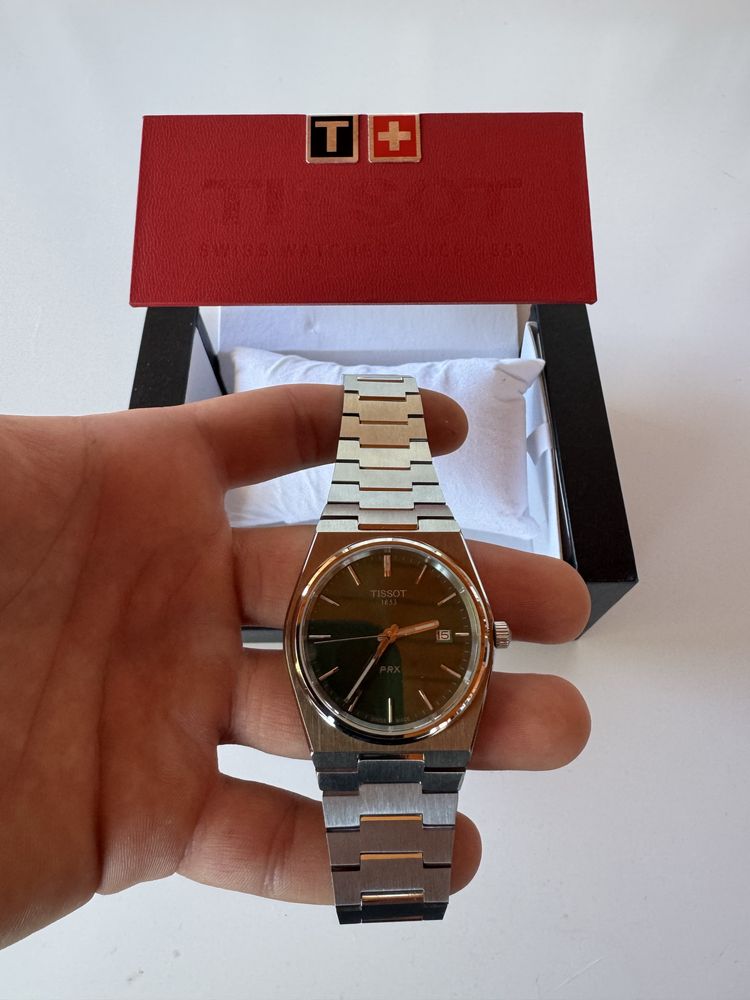 Relogio Tissot amostrador verde
