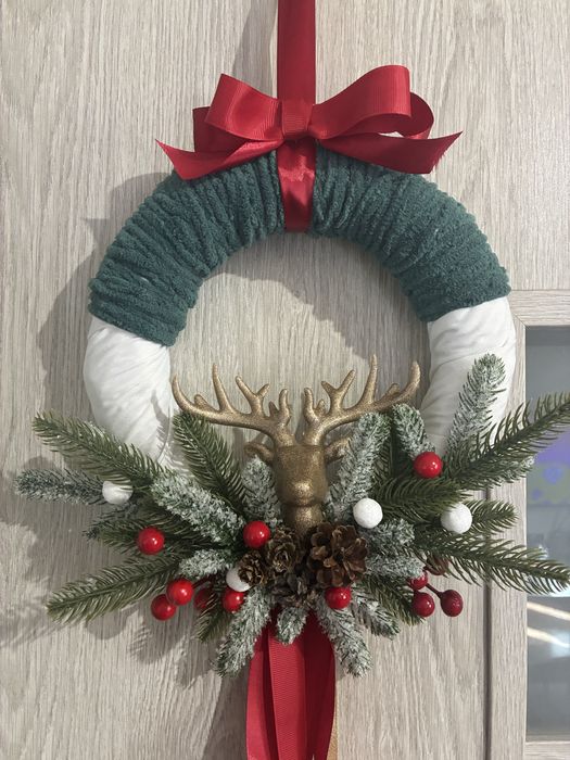 Wianek swiateczny, wianek na dtzwi