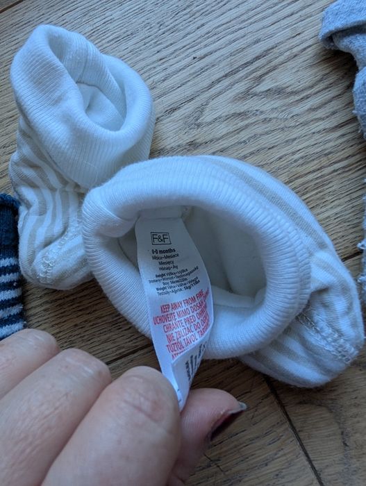 Chłopięce skarpetki KappAhl newbie F&F H&M dla niemowlaka
