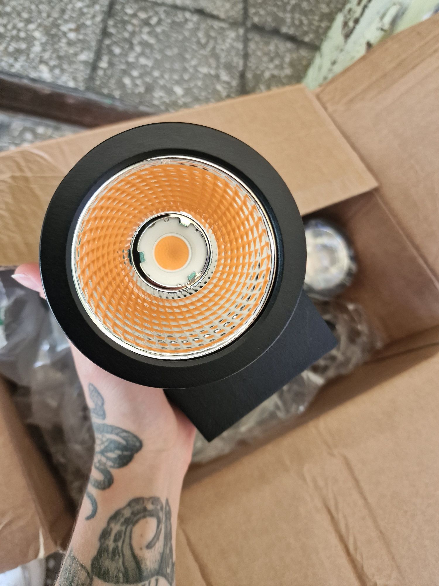Lampy Led na szynę czarne nówki