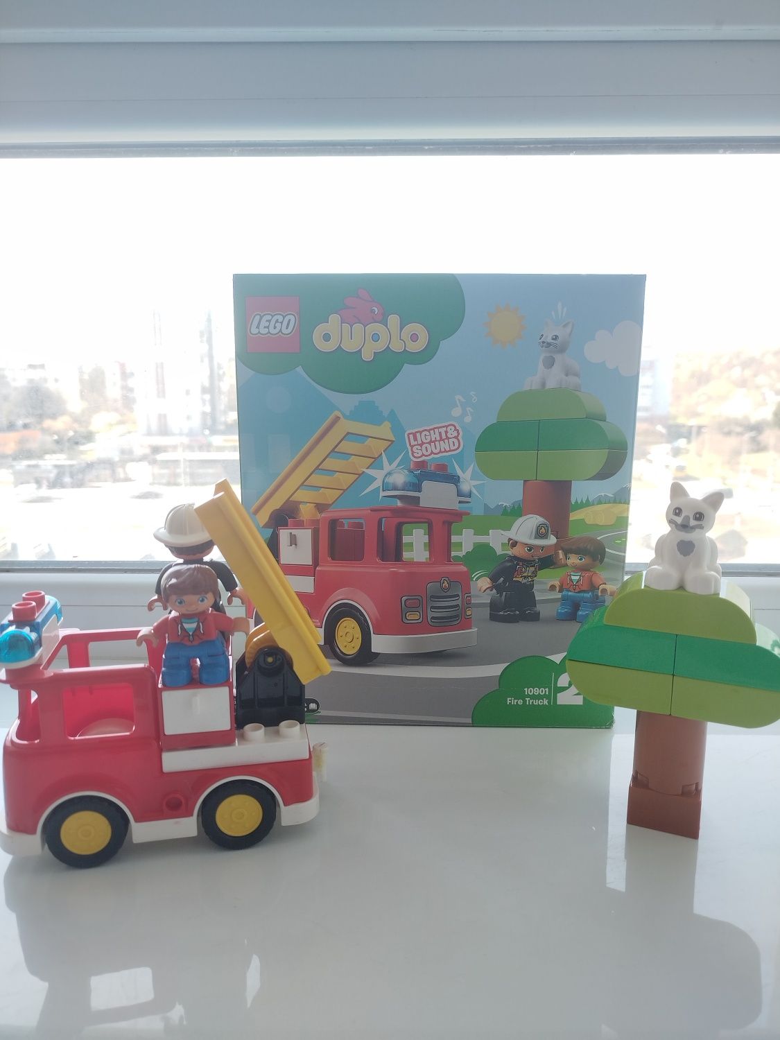 Лего дупло , lego duplo пожежна машина