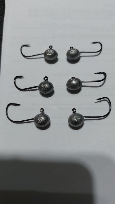 Główki jig okoń mustad