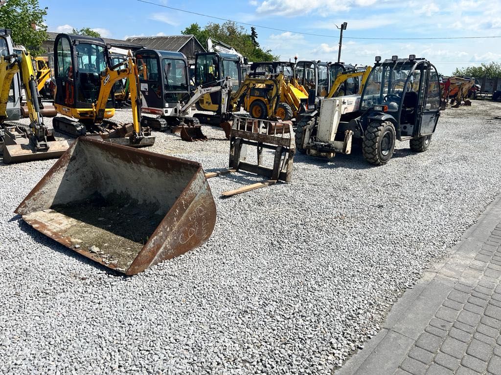 Mała Ładowarka Teleskopowa  TEREX GTH 2506 z 2006 roku 4x4 widły łyżka