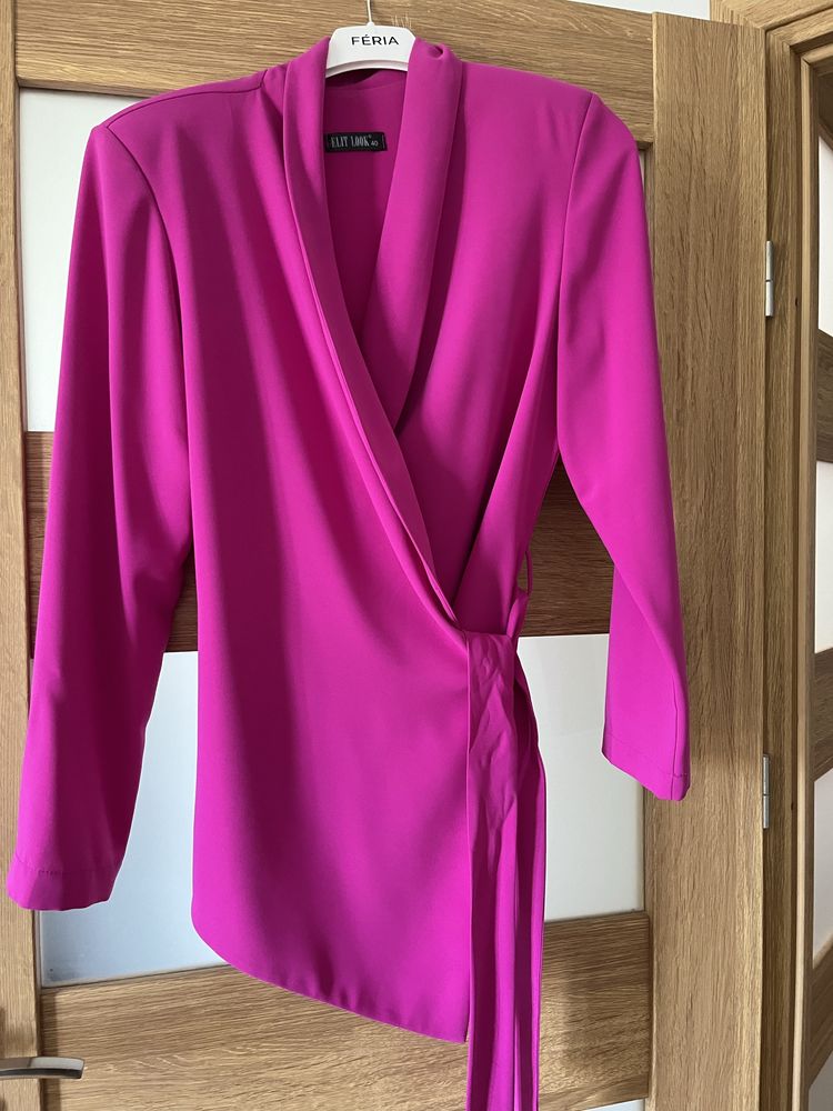 FERIA Elite Look piękny|stylowy|elegancki komplet fuksja r.40