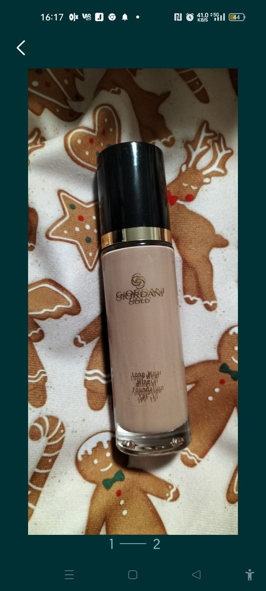 Mineralny podkład pod makijaż spf 15,Golden beige