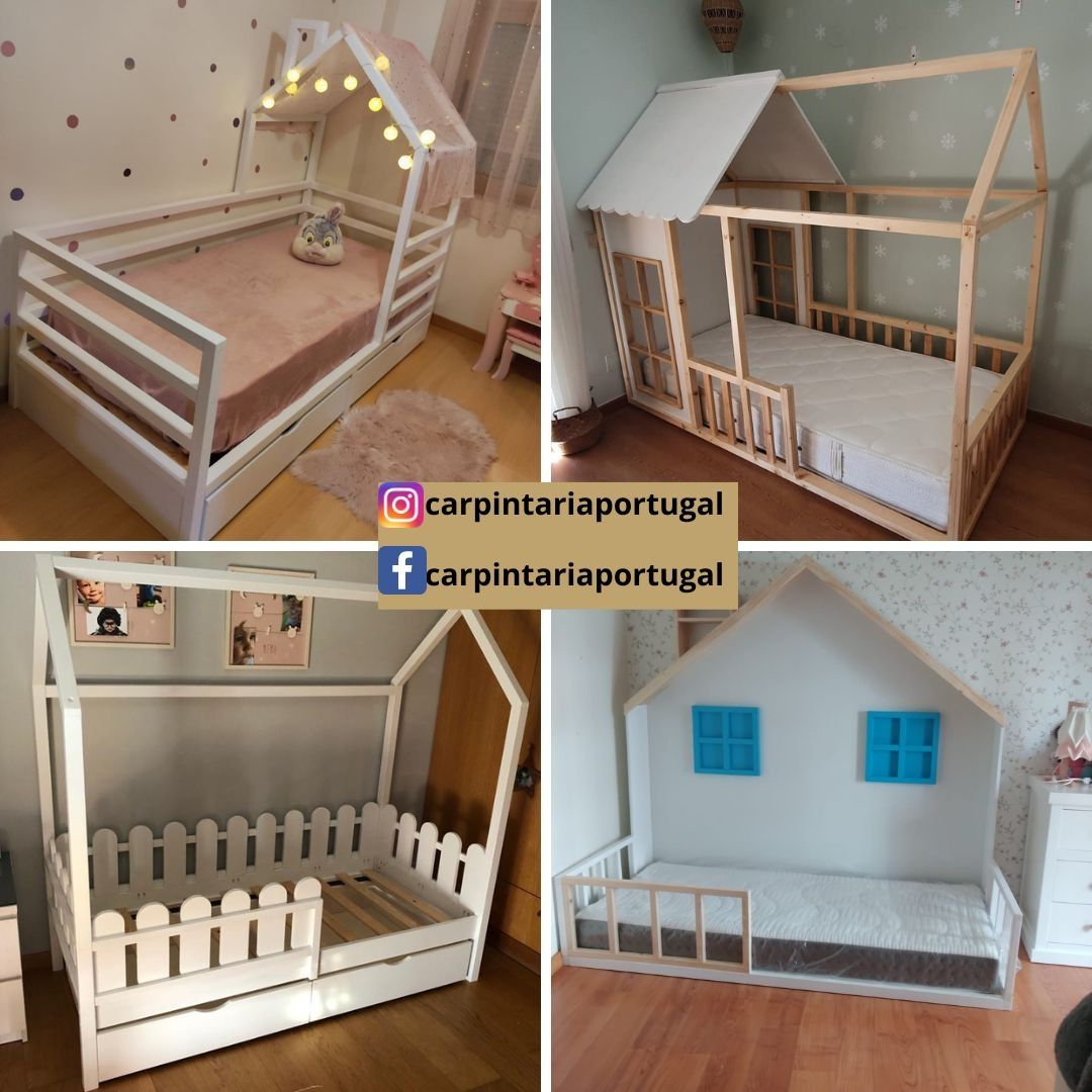 Cama montessori e Mobília infantil