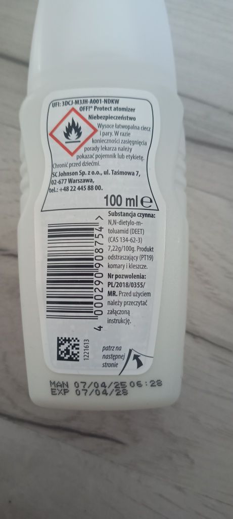 Off - środek przeciw kleszczom i komarom
