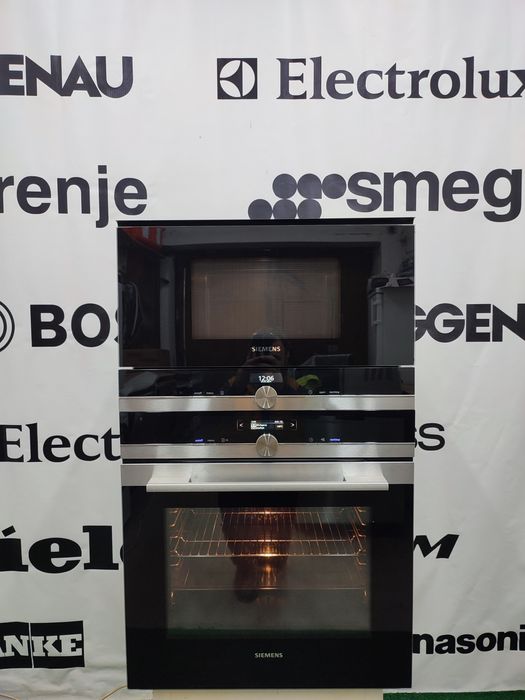 Вбудований комплект духовка+мікрохвильовка Siemens IQ700 StudioLine