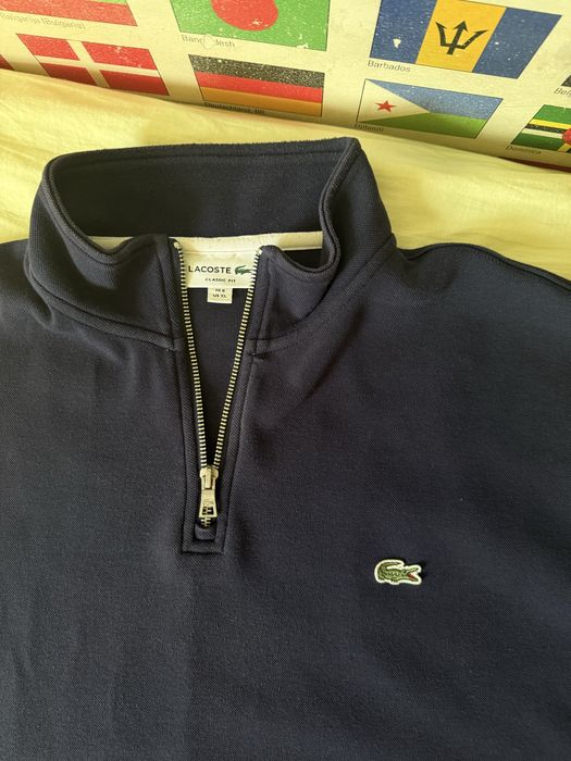Lacoste кофта 1/3 zip lacoste