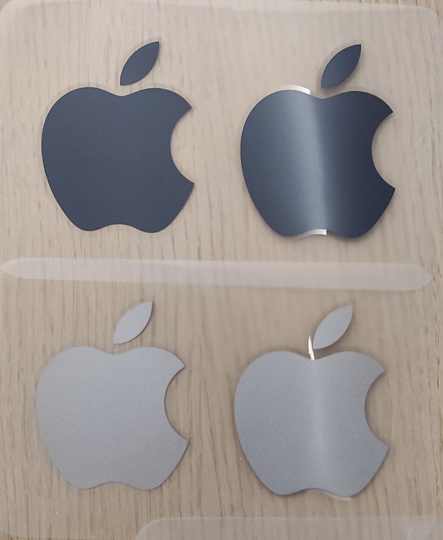 Zestaw naklejek Apple różne