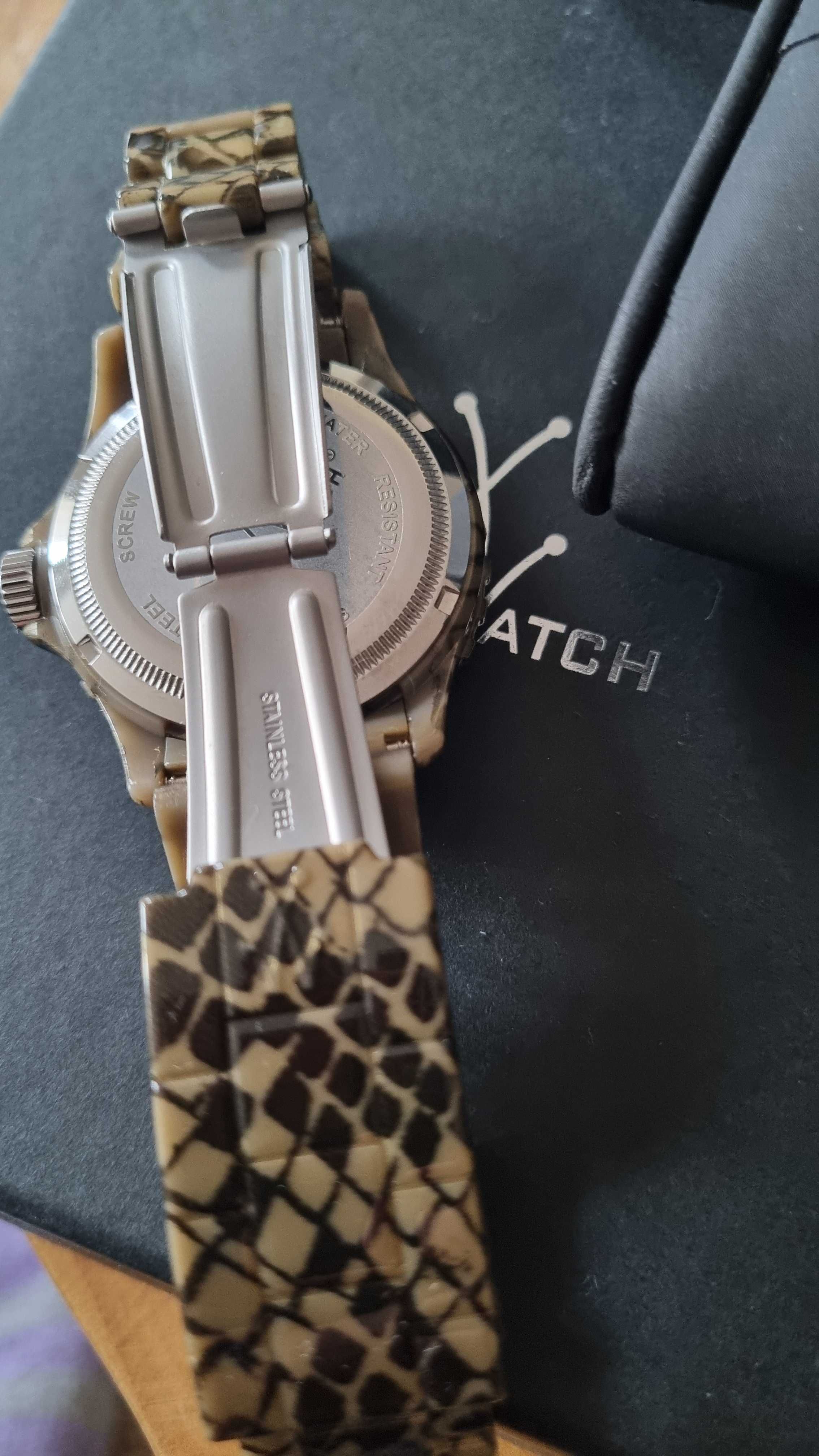 Zegarek ToyWatch moro skóra węża nowy