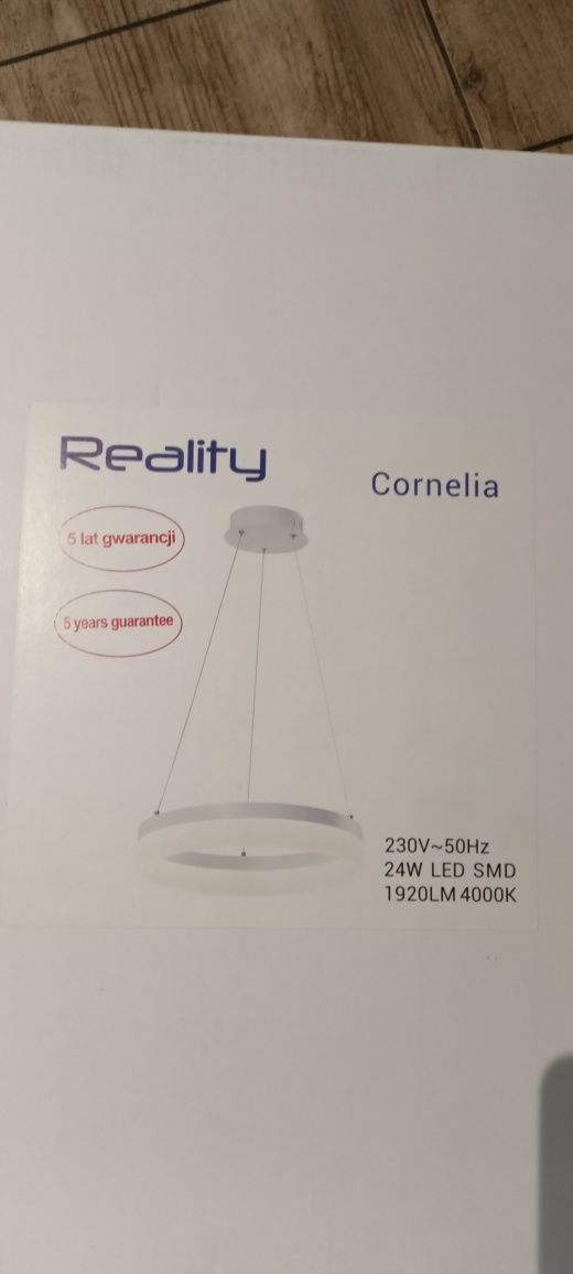 Lampa wisząca LED Reality Cornelia - Nowa