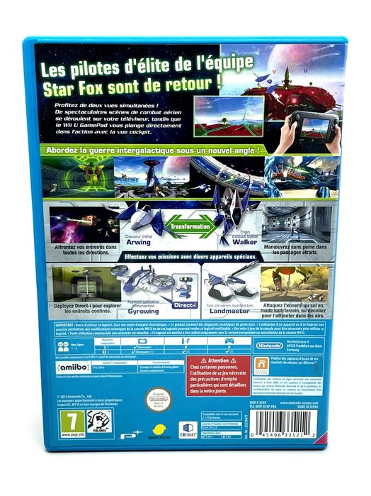 Star Fox Zero Wii U Po Angielsku