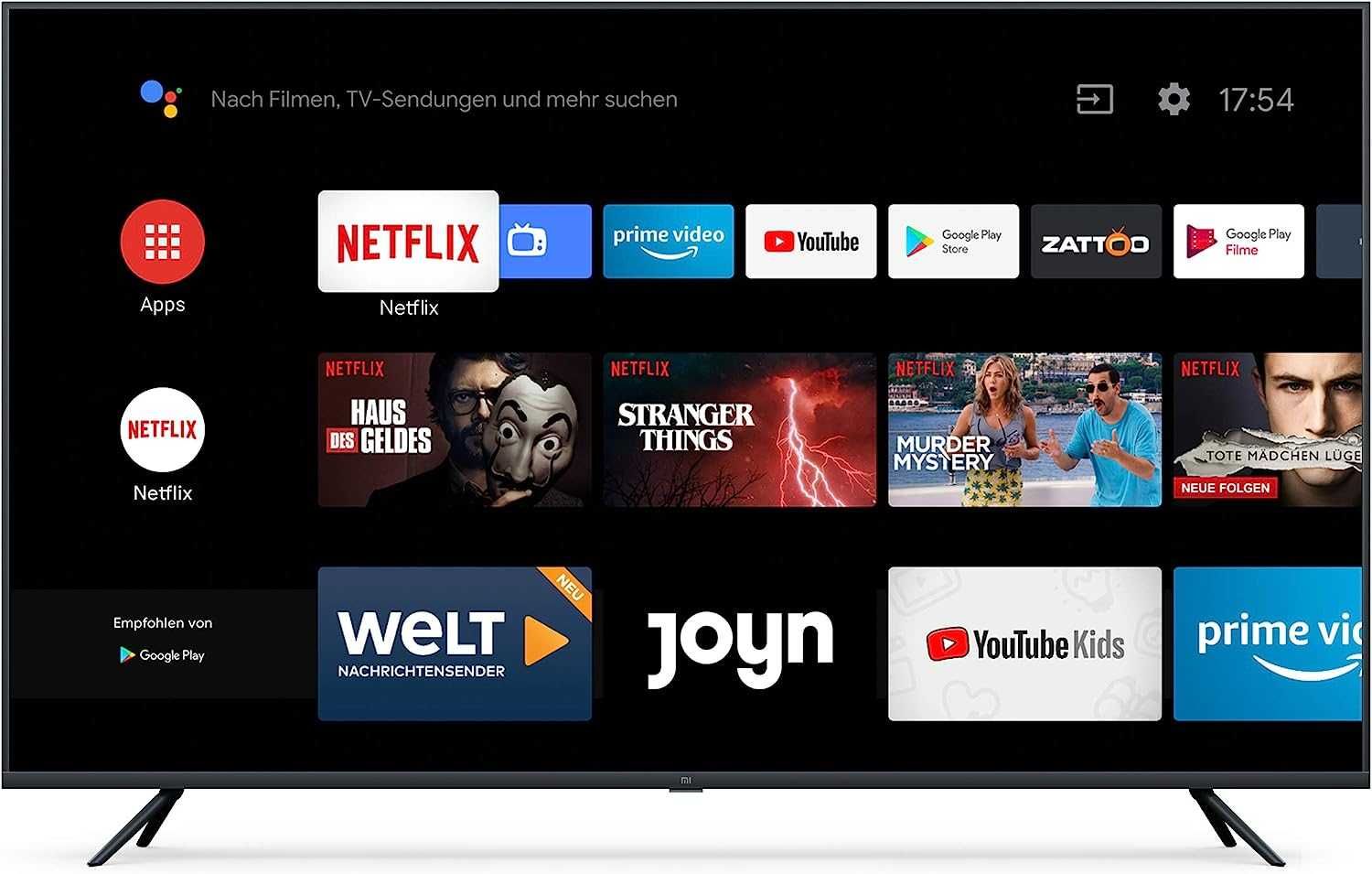 XIAOMI 55" 4K Android TV WiFi DVB-T2 L55M5-5ASP Telewizor Nowy GW