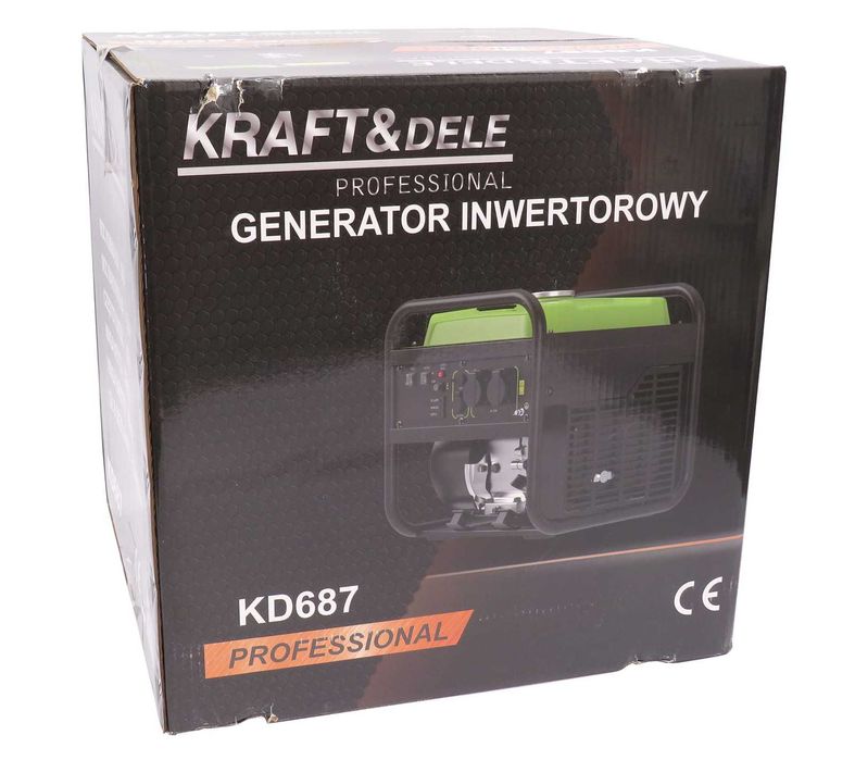 KRAFT&DELE Agregat Prądotwórczy Inwertorowy 4,3kw 230v Avr KD687