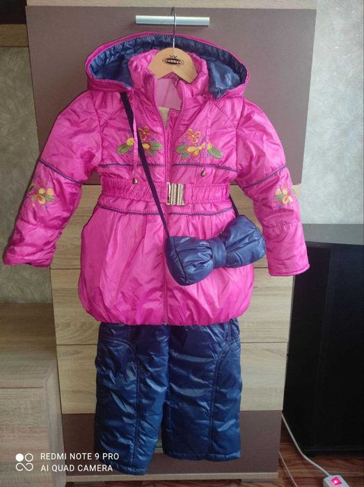 Демісезонний комбінезон для дівчинки (розміри М; L)