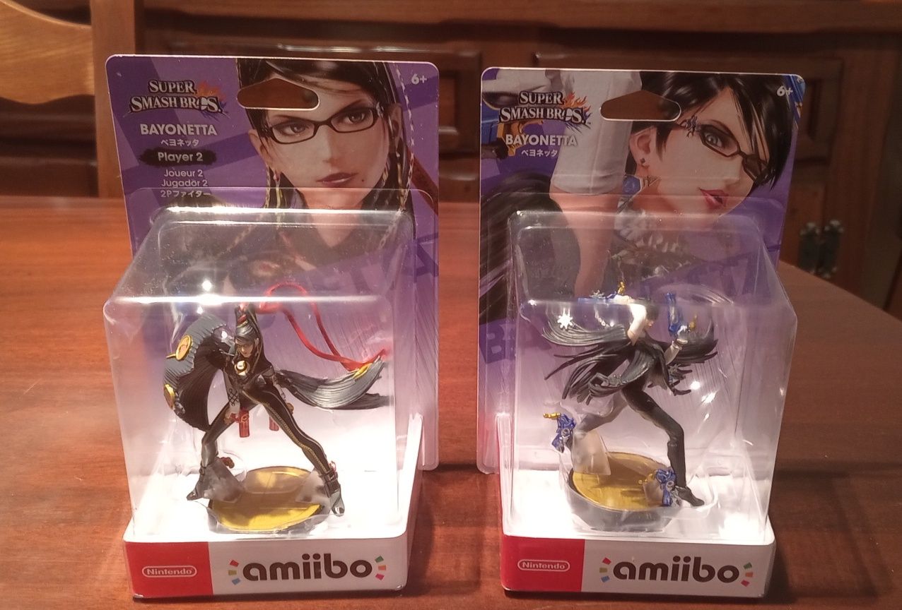 Amiibo Bayonetta Player 1 e 2 (selados) (leia a descrição)