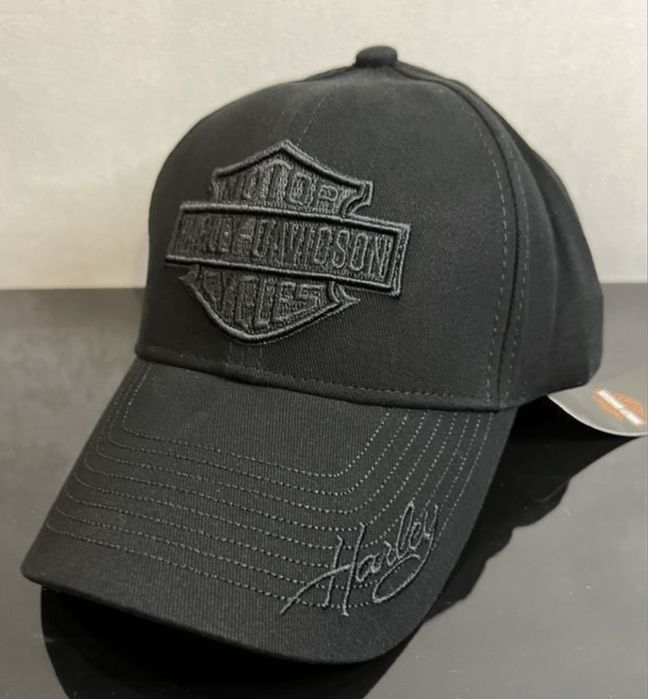Кепка Harley Davidson чорна хакі беж