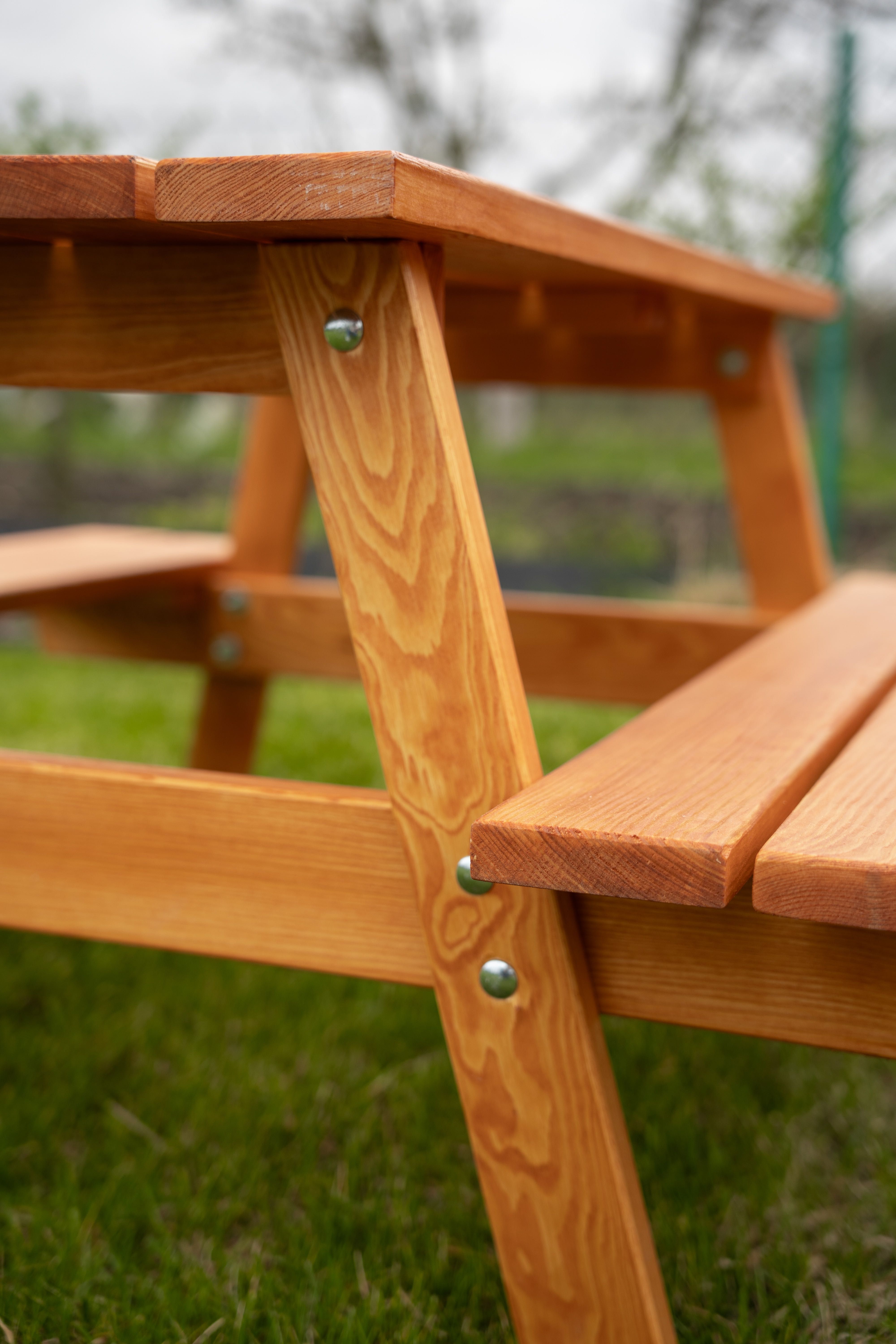 Drewniany stół piknikowy - ogrodowy - dziecięcy - wysoka jakość