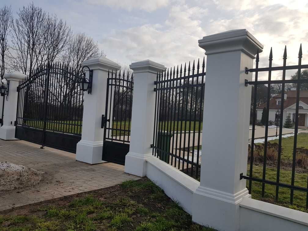 Ogrodzenia Pałacowe,Stylowe Słupy Betonowe,Dworkowe,Bloczki Gładkie
