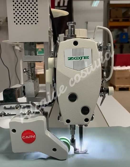 Máquina de costura industrial braço longo