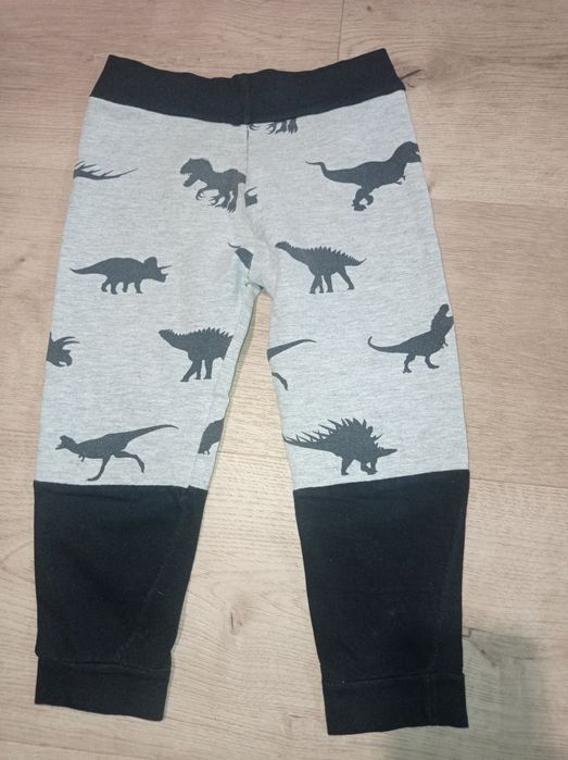 Spodnie w dinozaury handmade