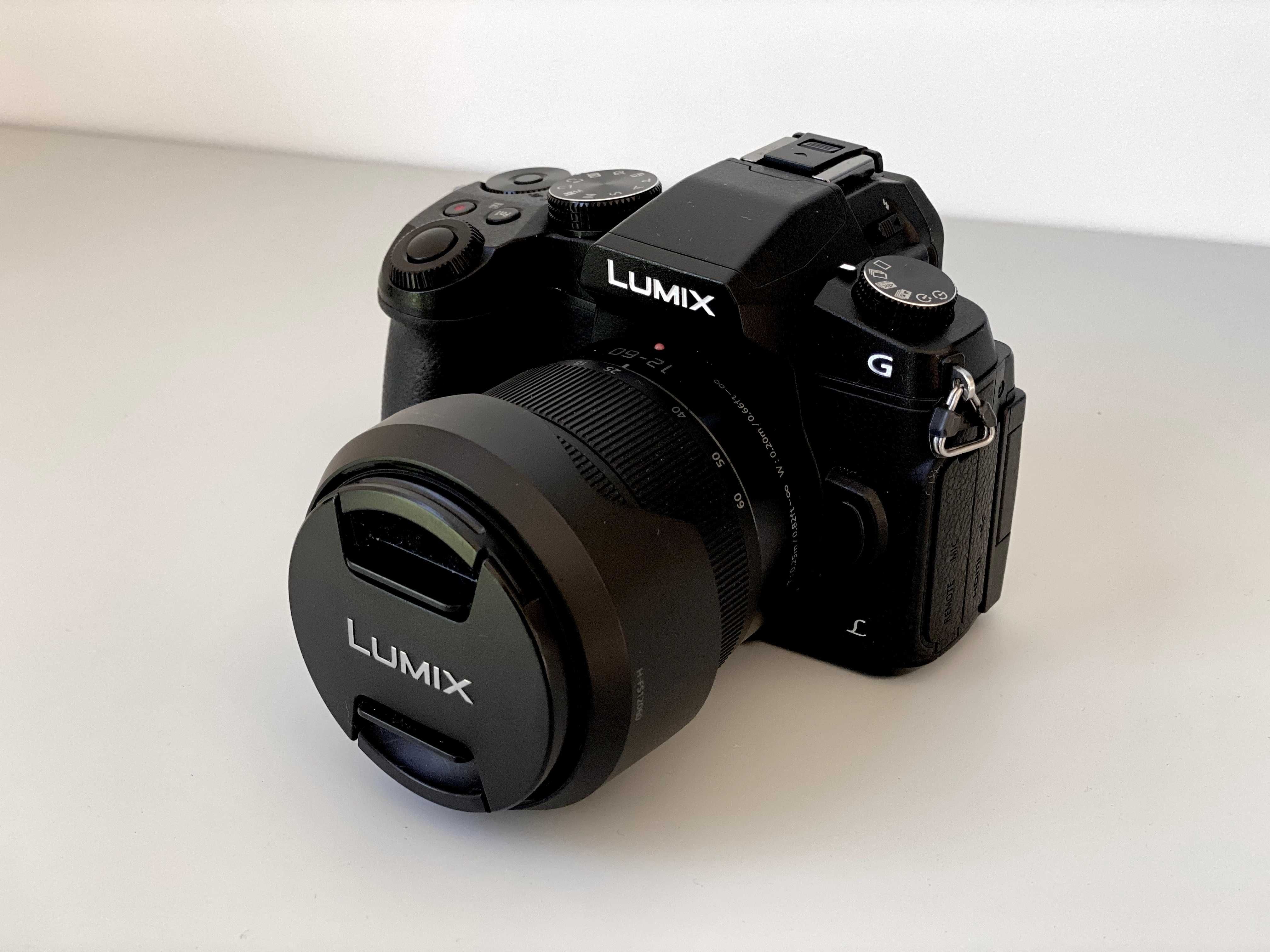 Aparat Panasonic LUMIX G80 + Obiektyw Lumix 12-60 F3.5-5.6 + 2xbateria