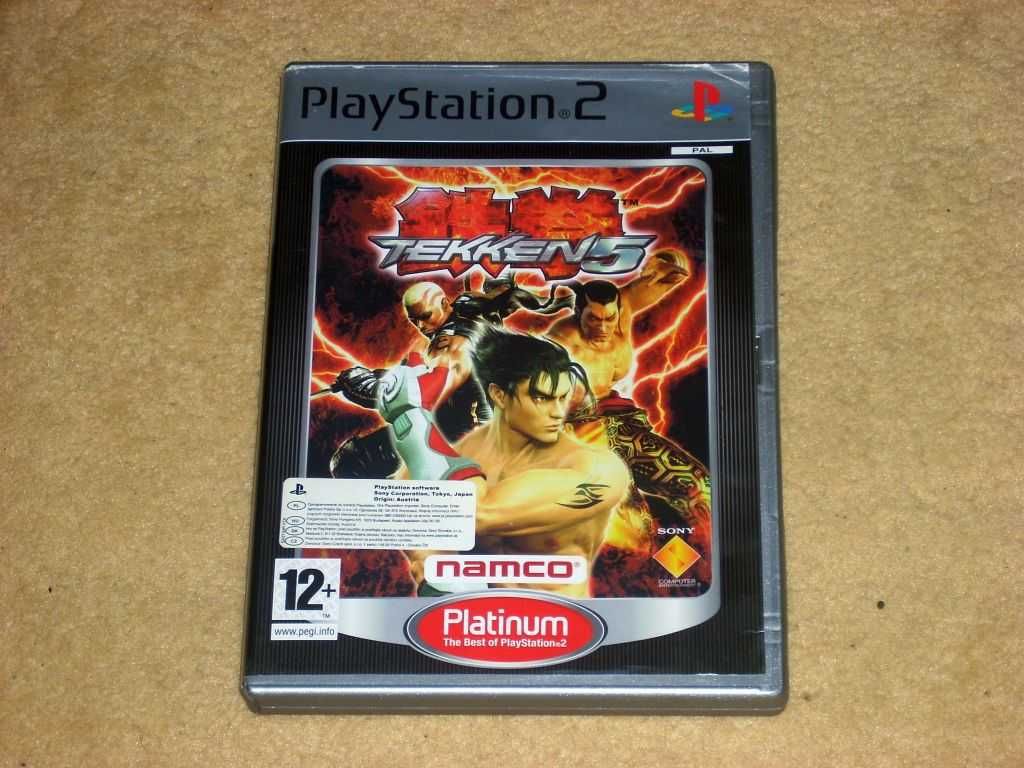 Gry na konsole PS2 Świnka Baby PL, The Thing, Tekken 5