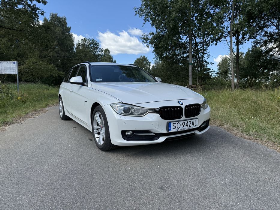 BMW F31 318d touring biała perła