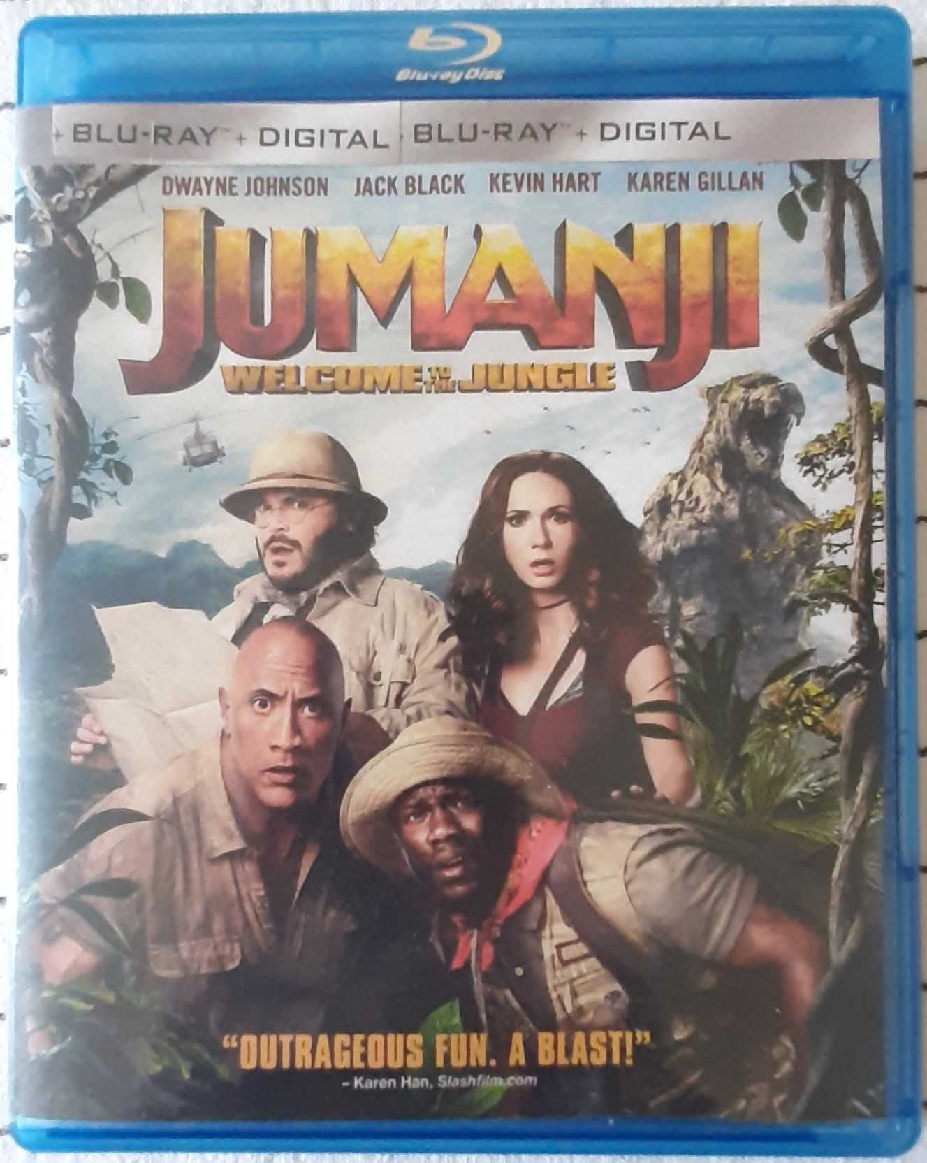 JUMANJI  2 Witamy w dżungli  Blu-Ray x 1  + code  ENG